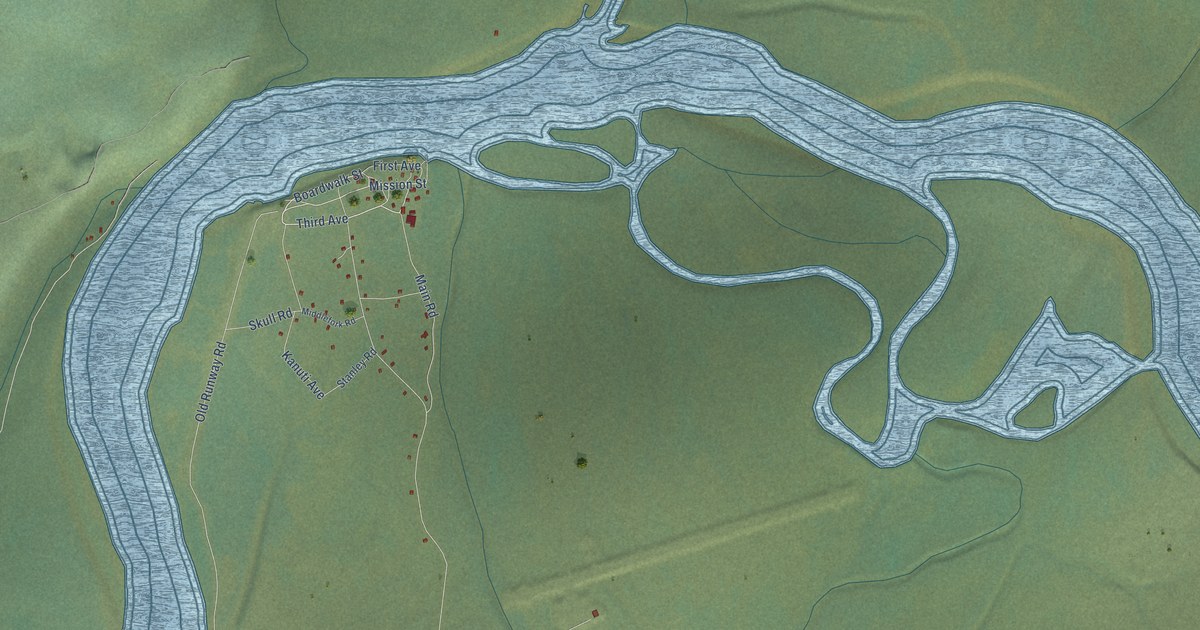 Map of Allakaket, Alaska in 2026