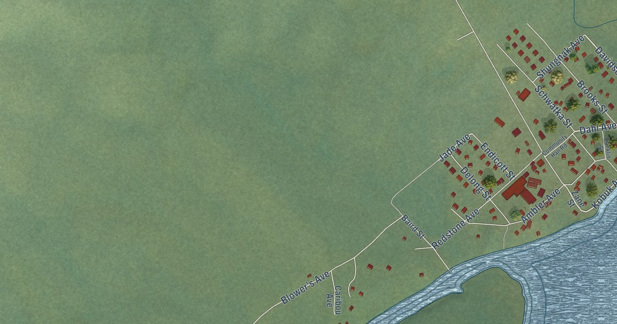 Map of Ambler, Alaska in 2026