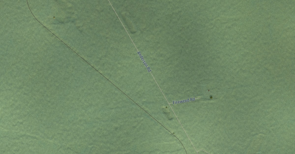 Map of Anderson, Alaska in 2026