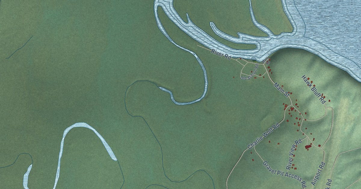Map of Anvik, Alaska in 2026
