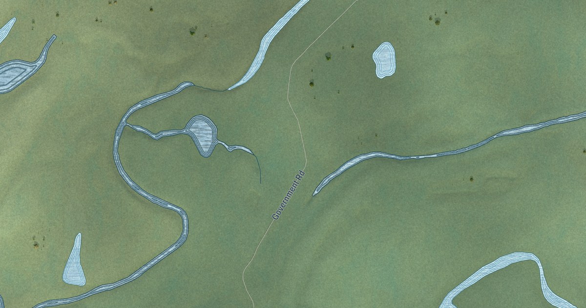 Detailed Map of Beaver, Alaska