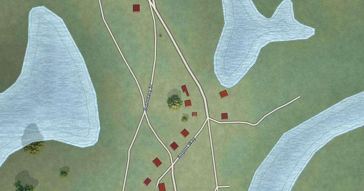 Detailed Map of Birch Creek, Alaska