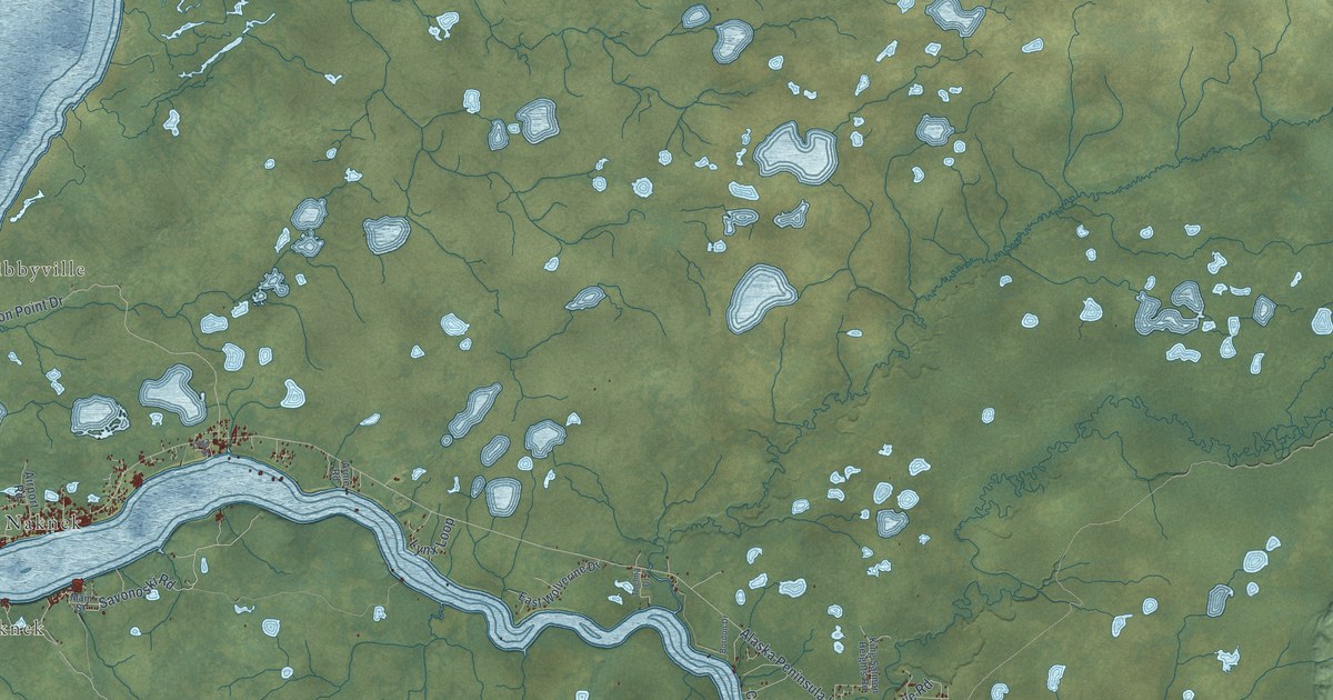 Map of Bristol Bay, Alaska in 2026