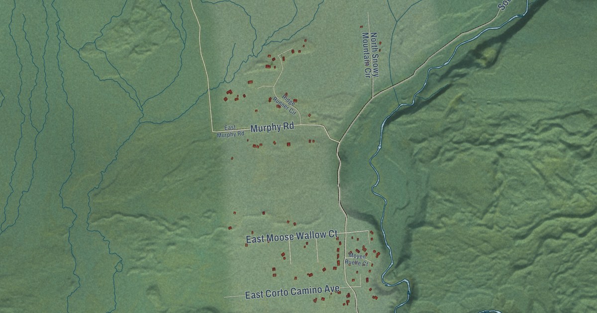 Detailed Map of Buffalo Soapstone, Alaska