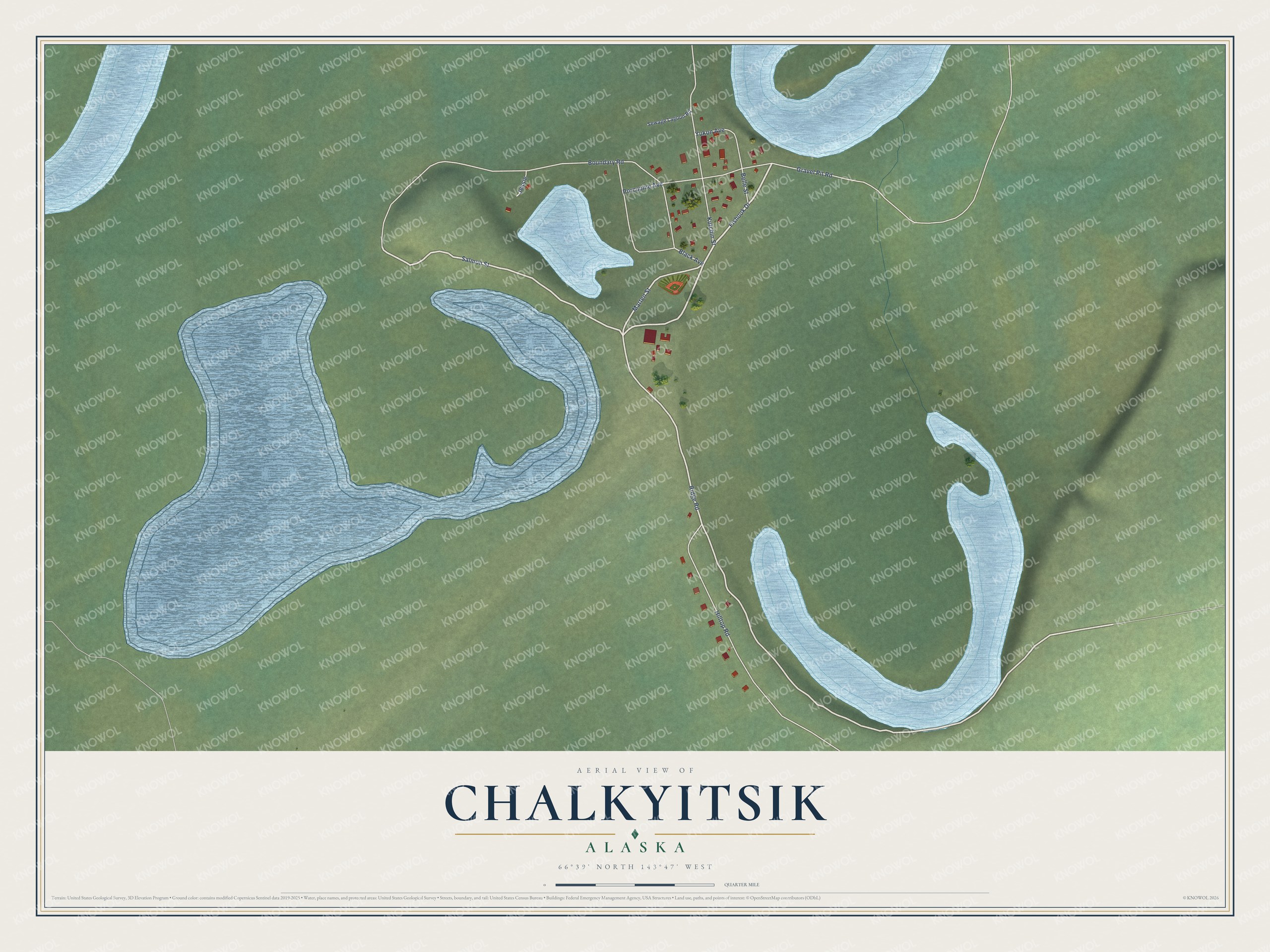 Watermarked full-map preview of Chalkyitsik, Alaska
