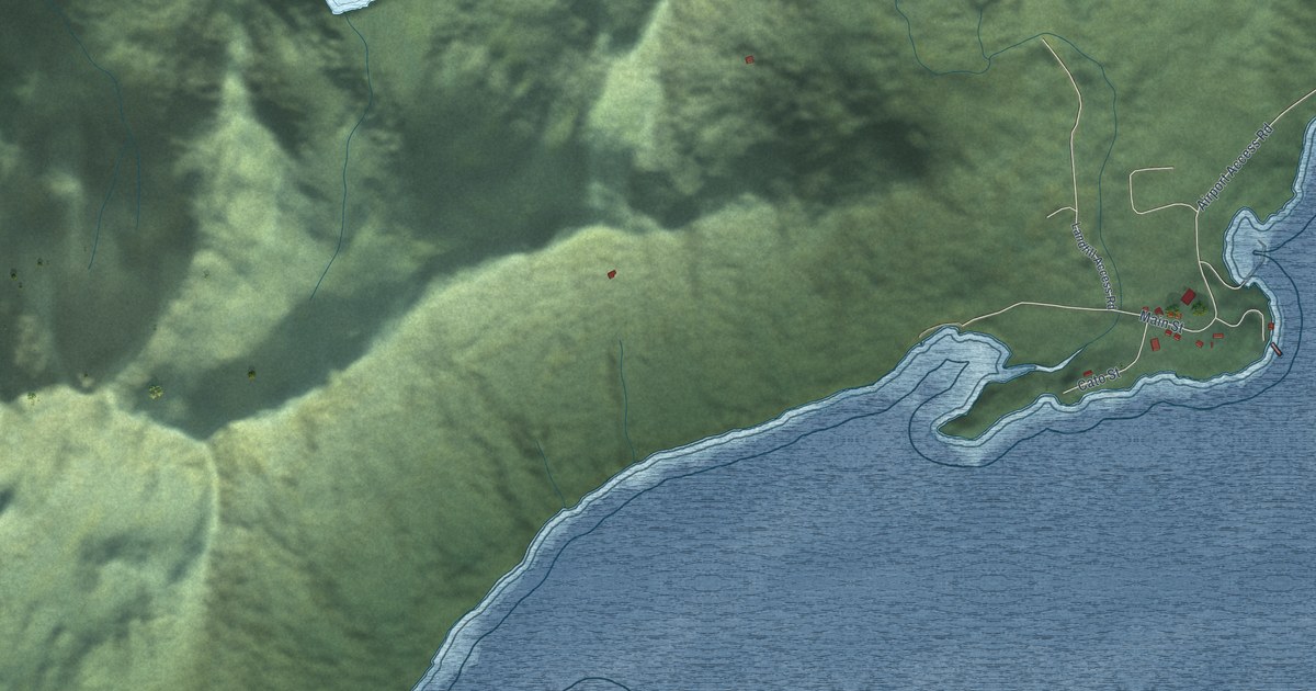 Detailed Map of Chenega, Alaska