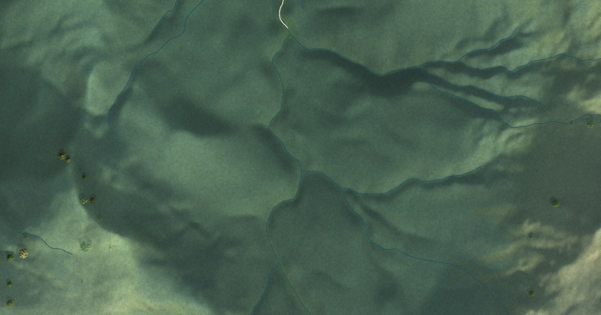 Detailed Map of Chignik Lagoon, Alaska