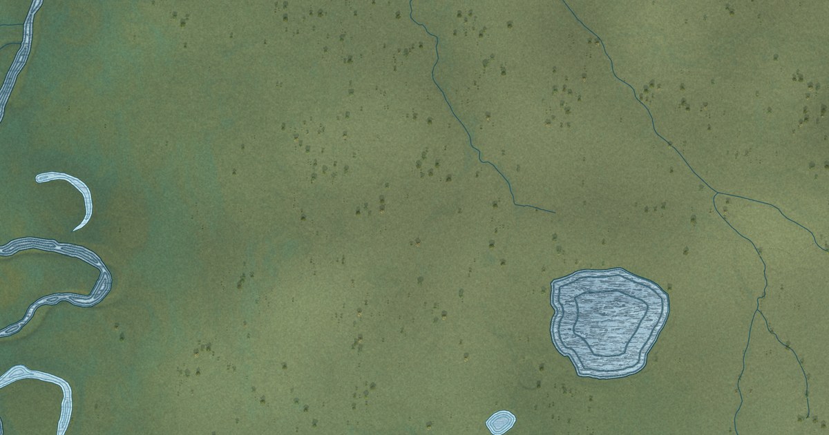 Detailed Map of Circle, Alaska