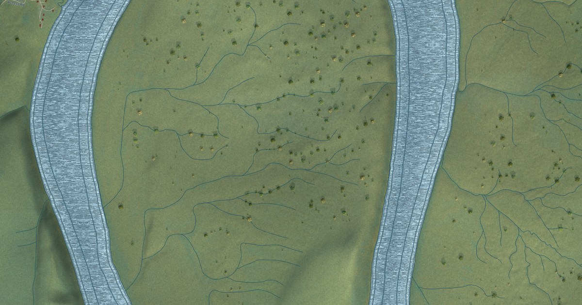 Detailed Map of Crooked Creek, Alaska
