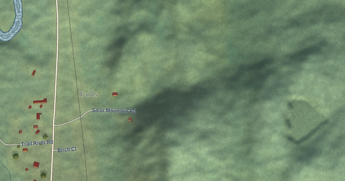 Detailed Map of Crown Point, Alaska