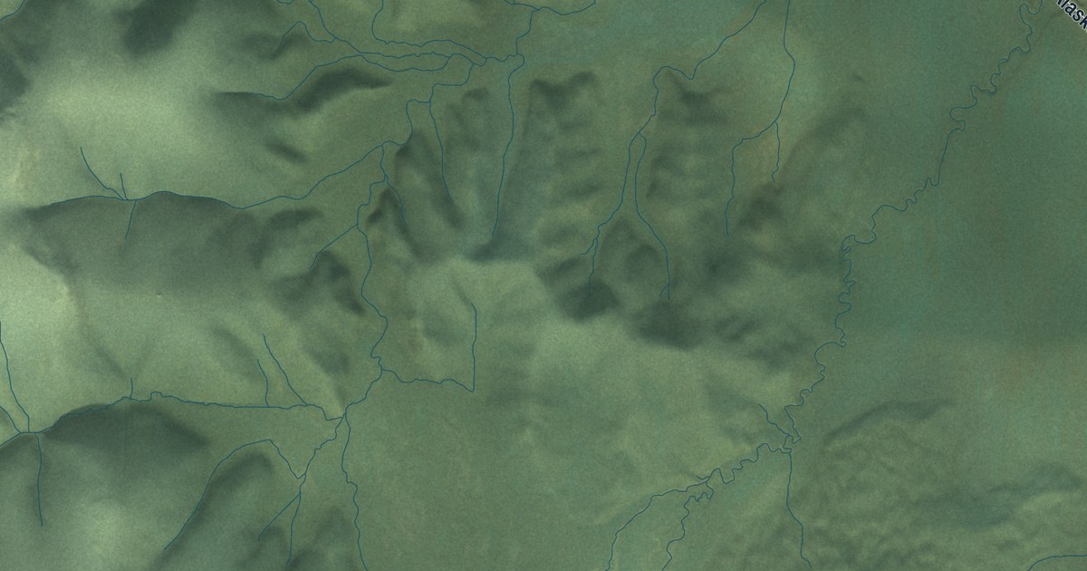 Detailed Map of Dot Lake, Alaska