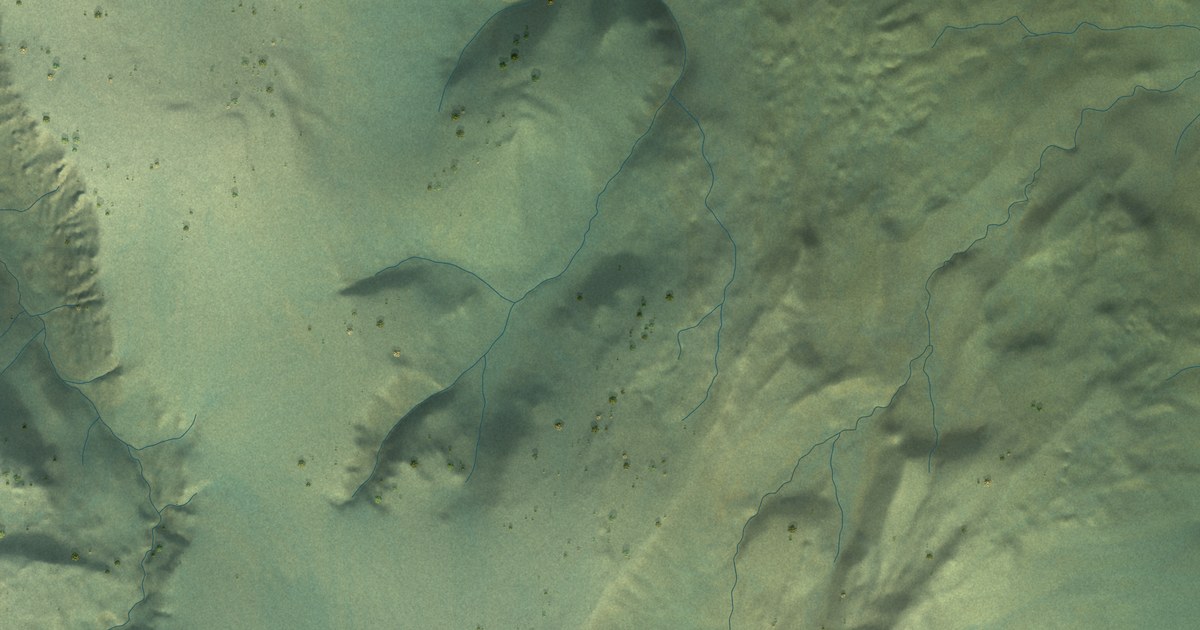 Detailed Map of Dry Creek, Alaska