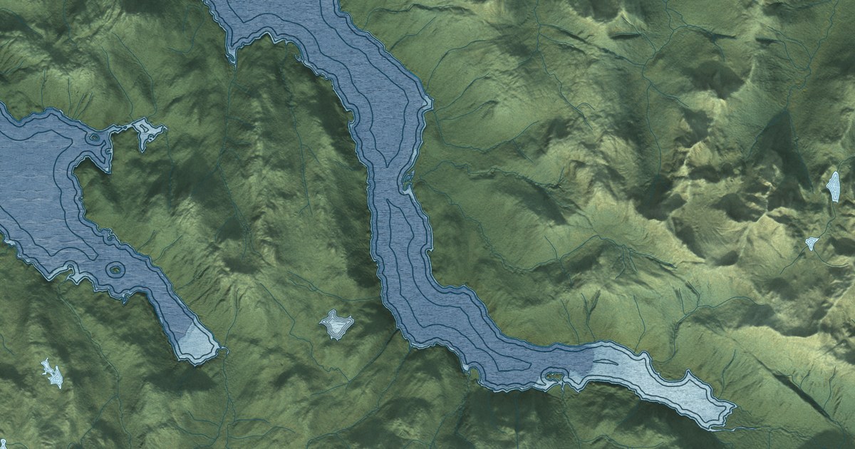 Detailed Map of Elfin Cove, Alaska