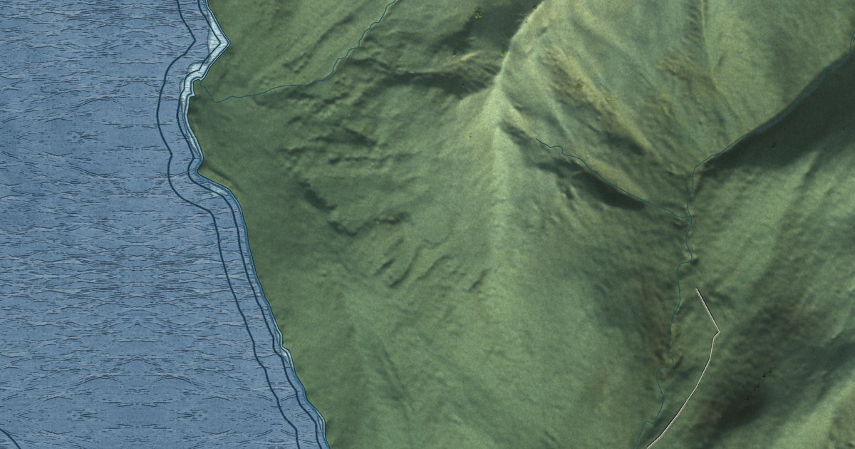 Detailed Map of Excursion Inlet, Alaska