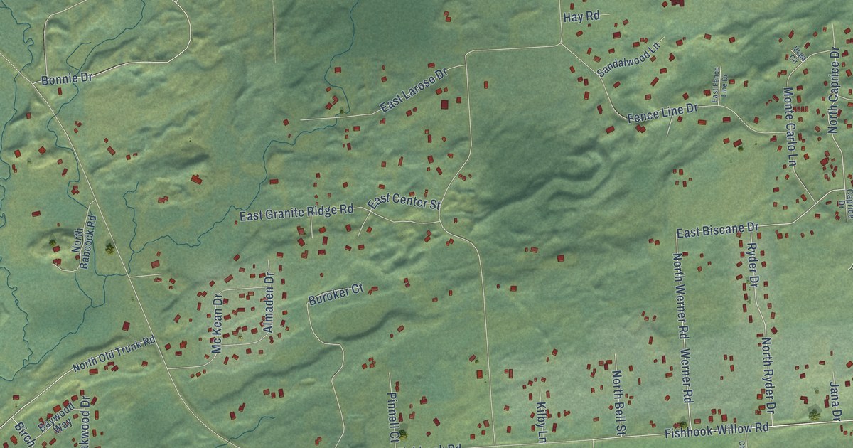 Detailed Map of Farm Loop, Alaska