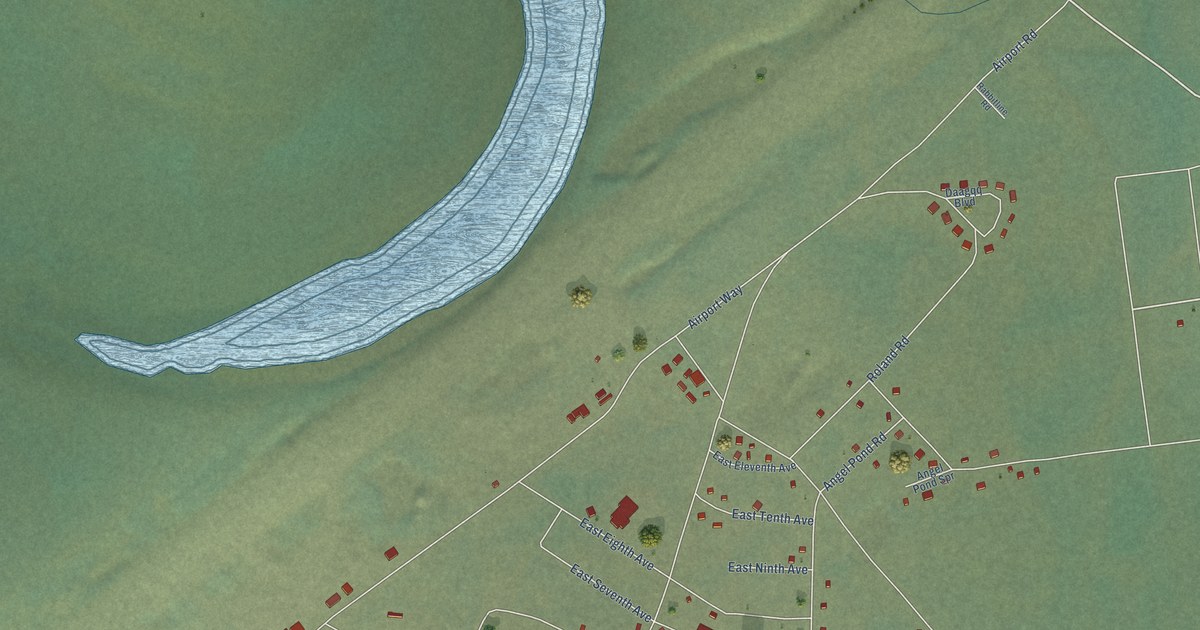 Map of Fort Yukon, Alaska in 2026