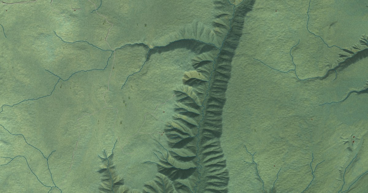 Detailed Map of Fox River, Alaska