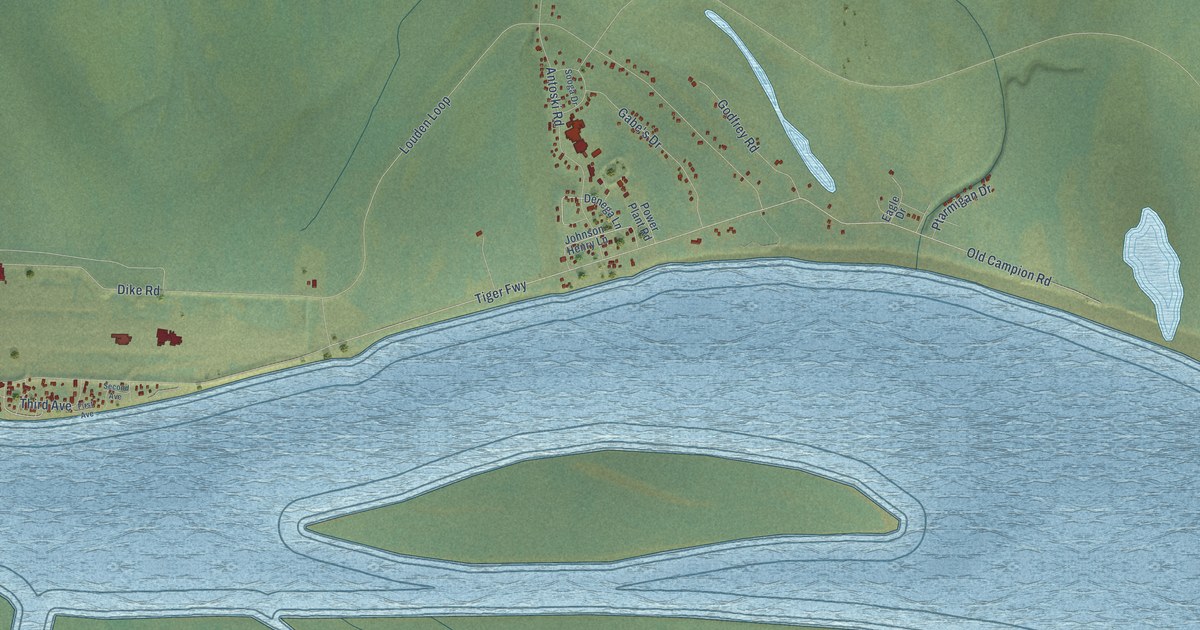 Map of Galena, Alaska in 2026