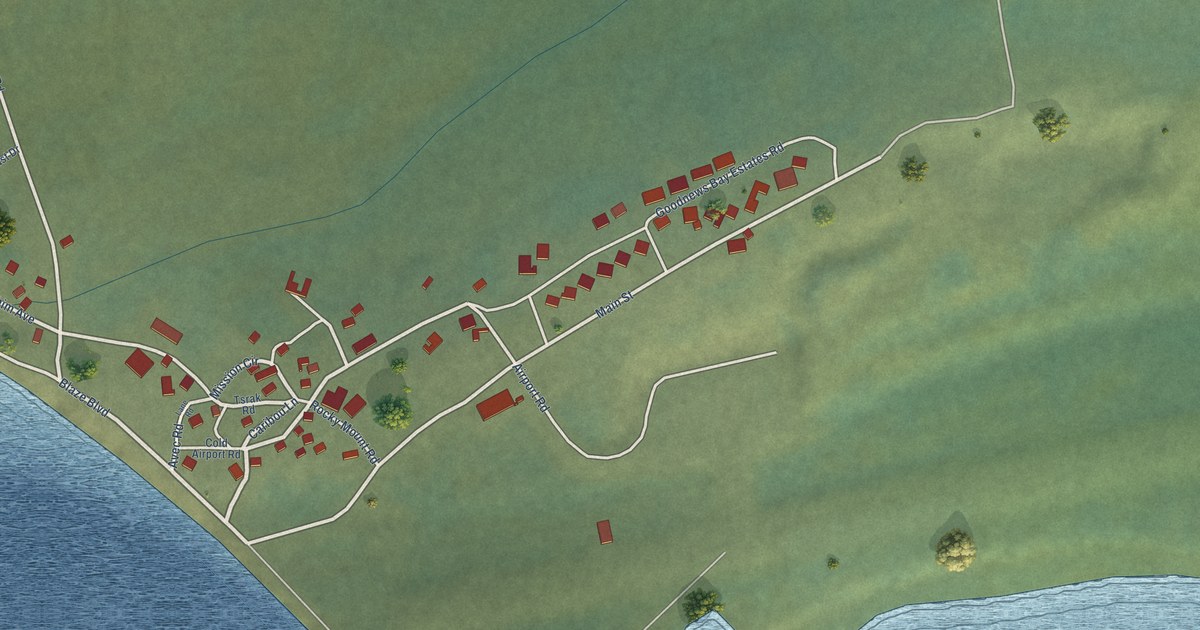 Map of Goodnews Bay, Alaska in 2026