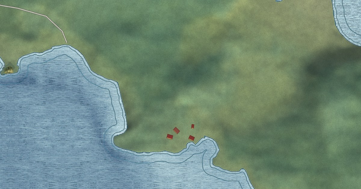 Detailed Map of Halibut Cove, Alaska