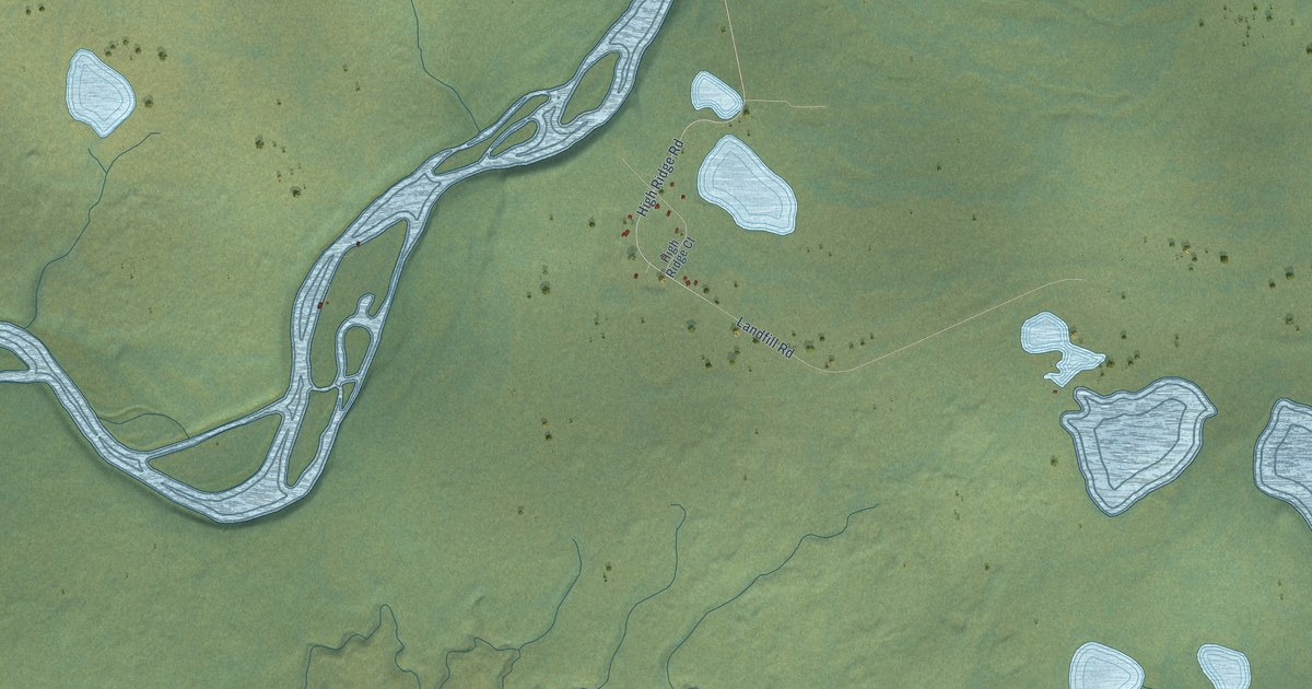 Detailed Map of Igiugig, Alaska