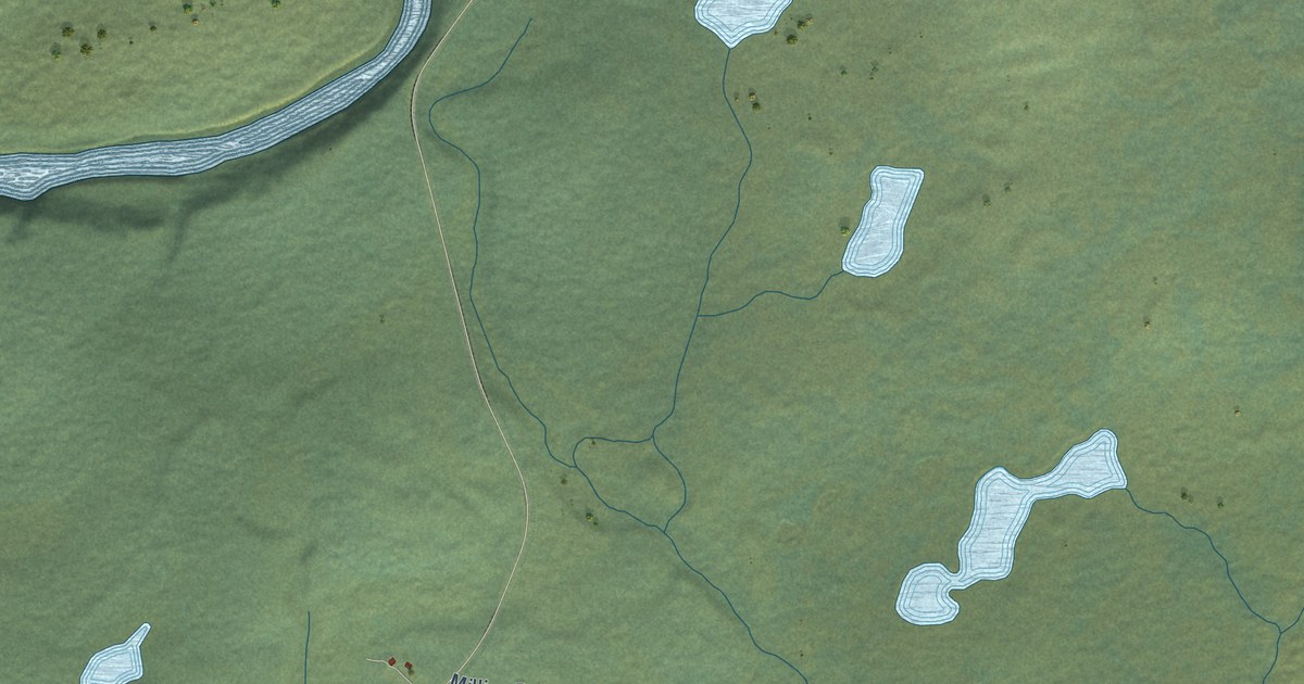 Detailed Map of Iliamna, Alaska