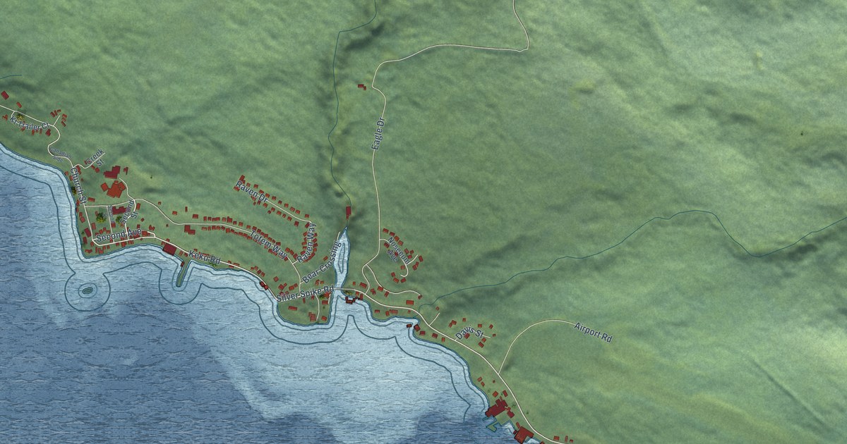 Map of Kake, Alaska in 2026