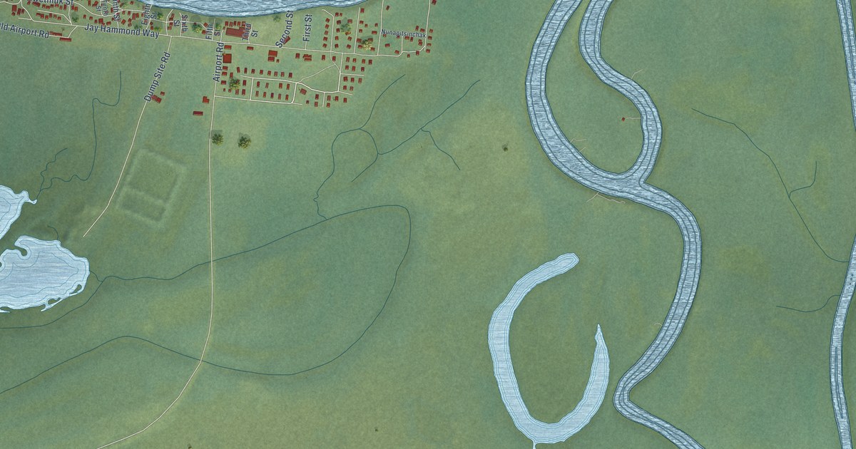 Map of Kwethluk, Alaska in 2026