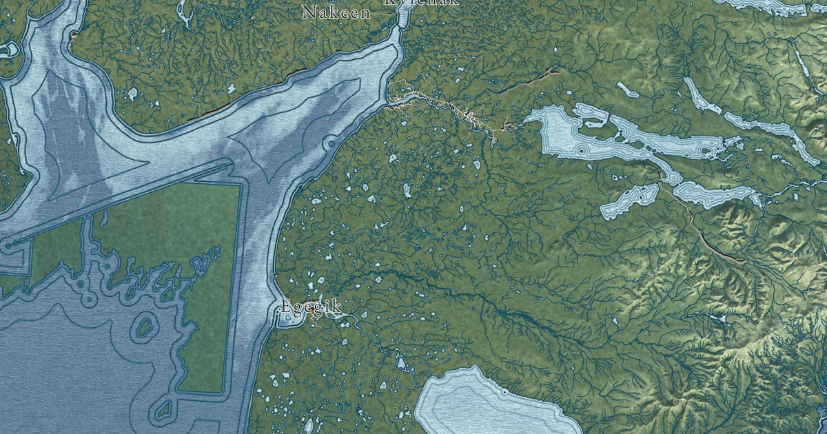 Map of Lake and Peninsula, Alaska in 2026