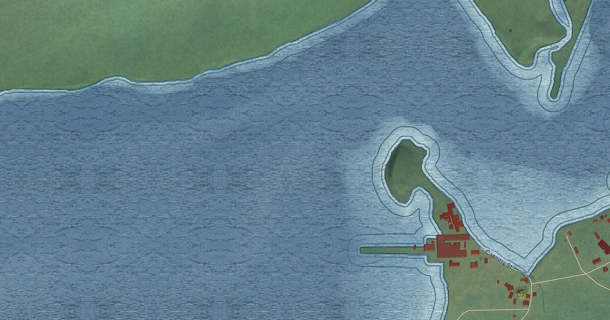 Map of Larsen Bay, Alaska in 2026