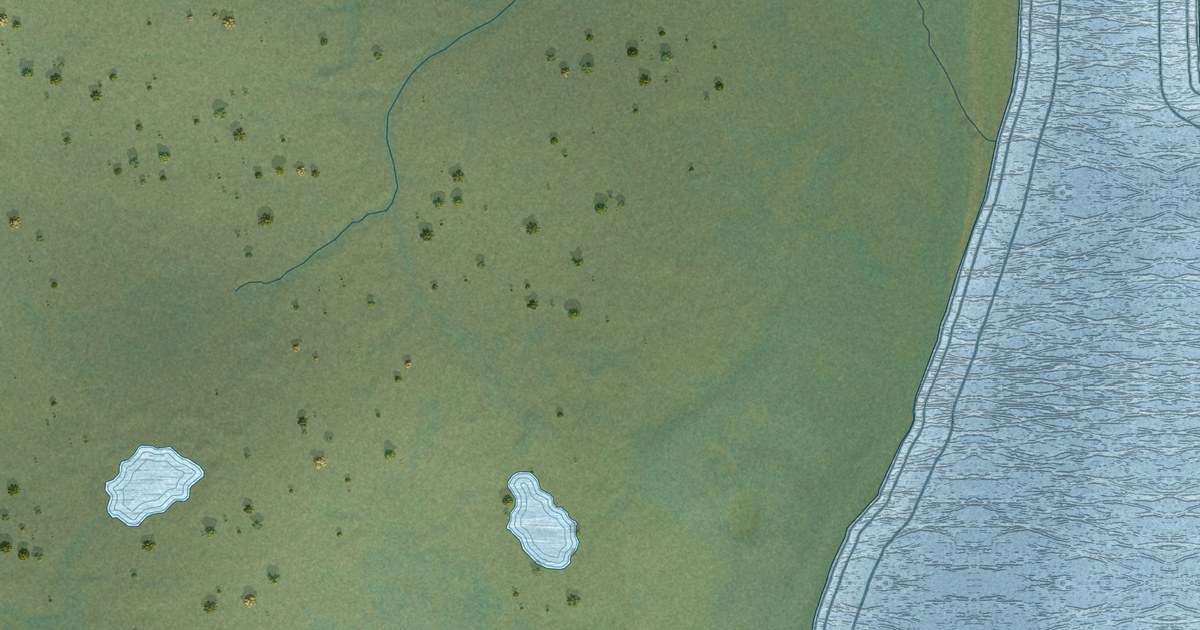 Detailed Map of Levelock, Alaska