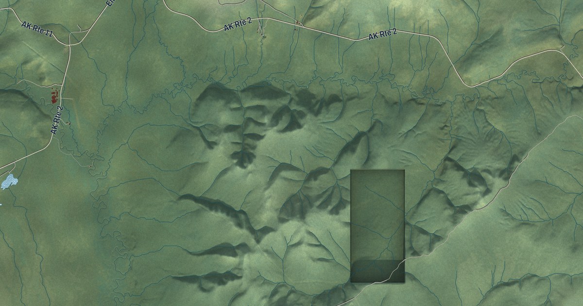 Detailed Map of Livengood, Alaska