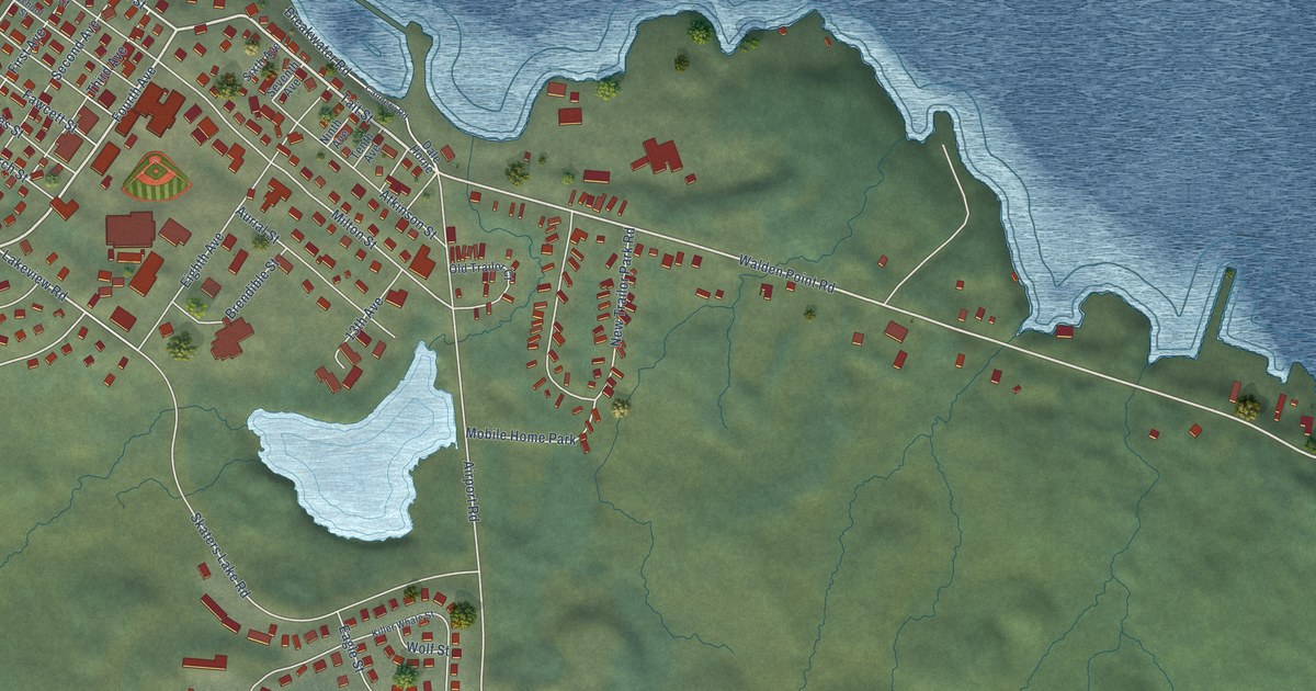 Detailed Map of Metlakatla, Alaska