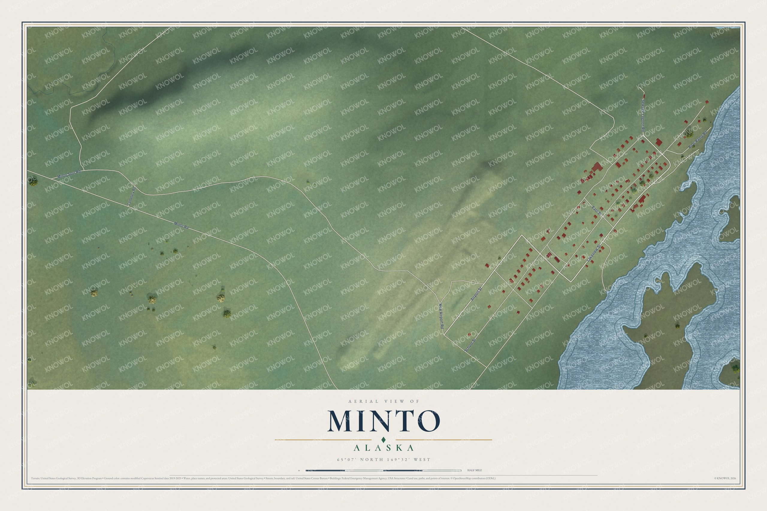 Watermarked full-map preview of Minto, Alaska