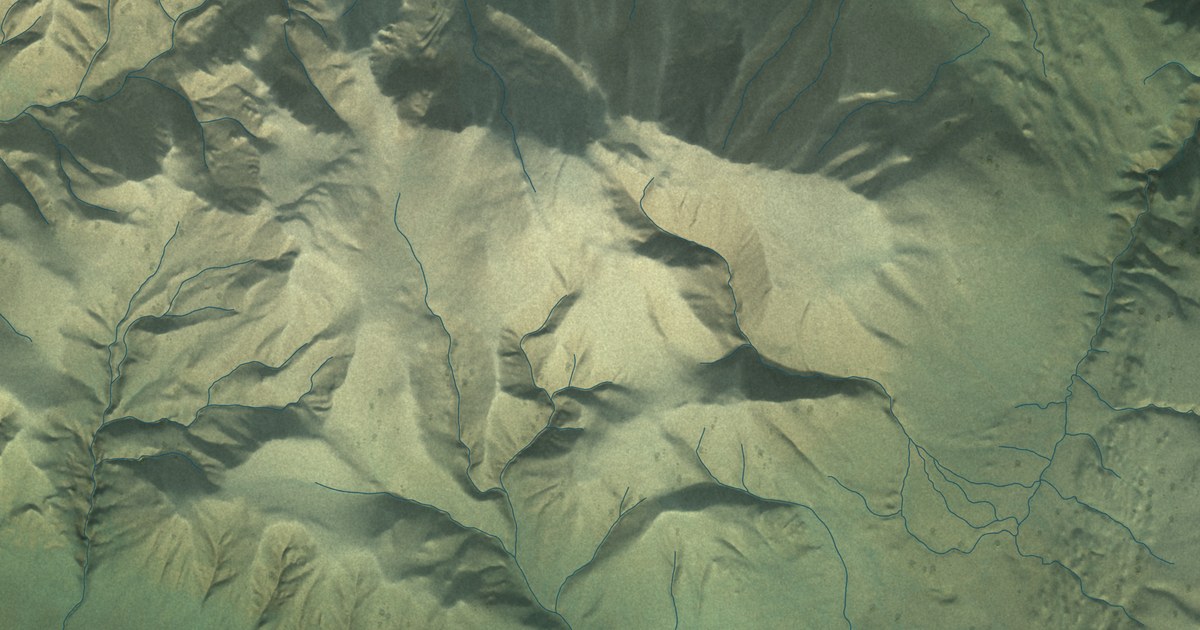 Detailed Map of Nabesna, Alaska