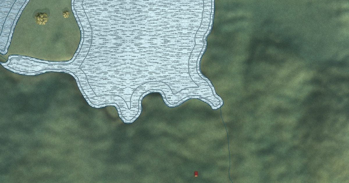 Detailed Map of Nanwalek, Alaska