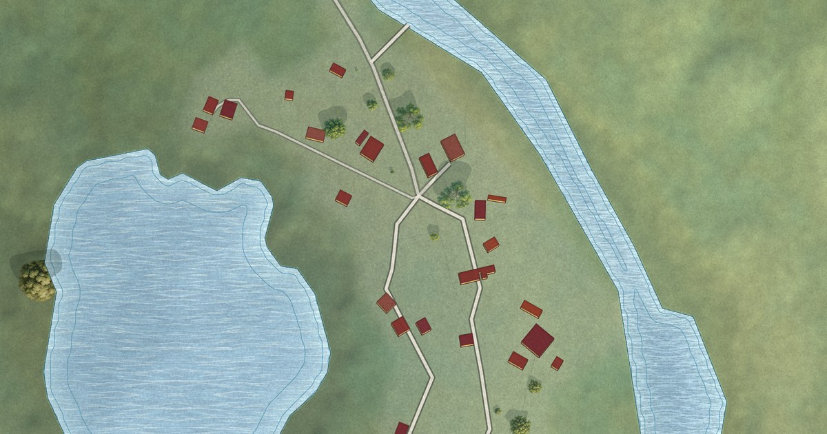 Detailed Map of Newtok, Alaska