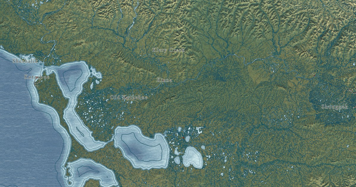 Map of Northwest Arctic, Alaska in 2026