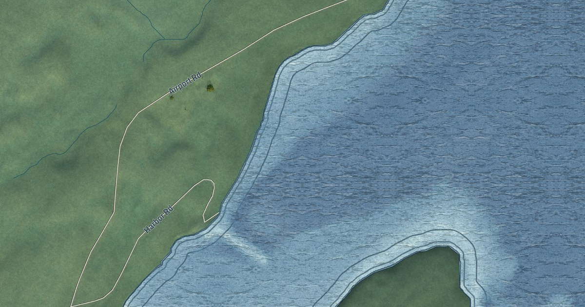 Map of Port Lions, Alaska in 2026