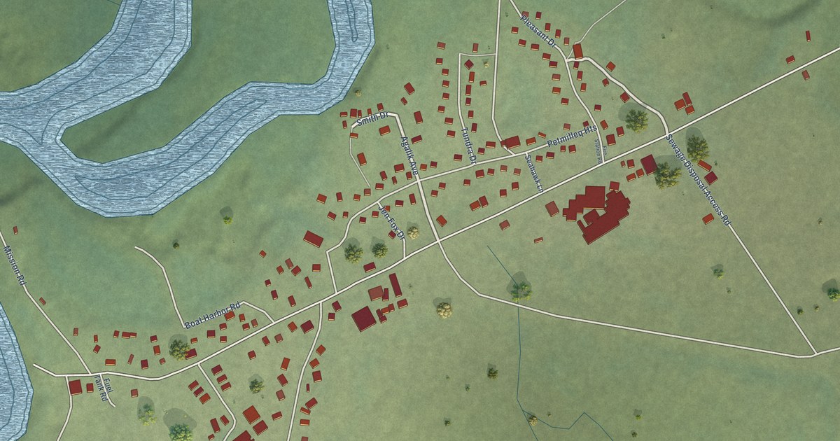 Map of Quinhagak, Alaska in 2026
