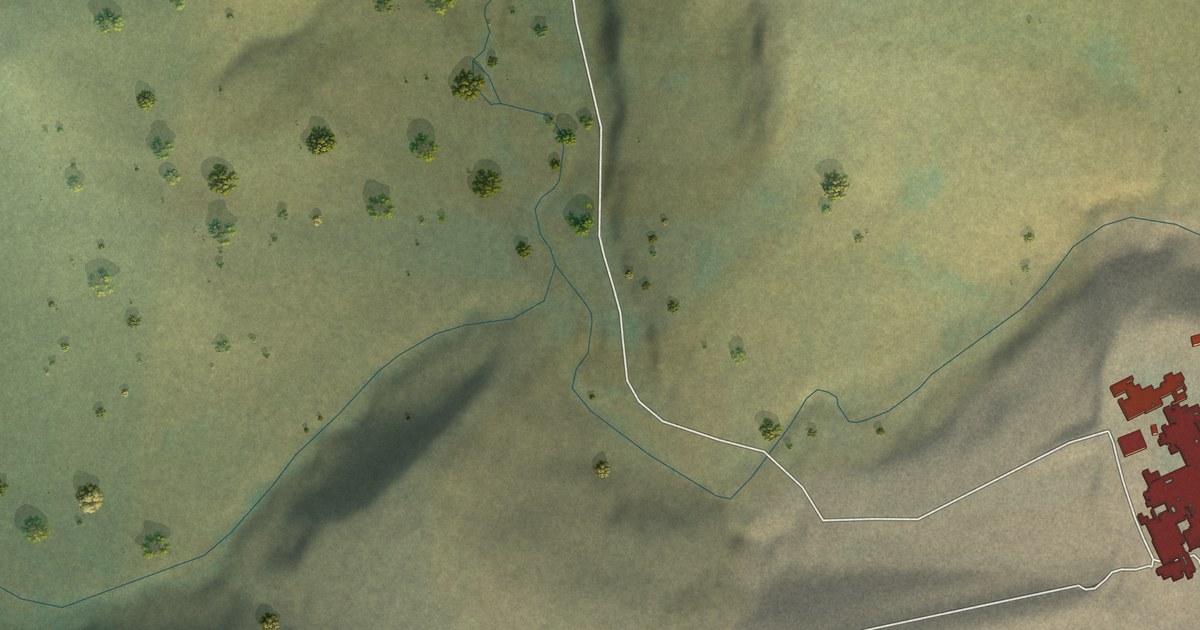 Detailed Map of Red Dog Mine, Alaska