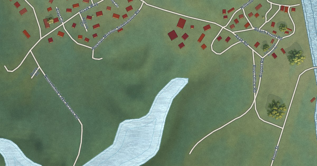 Map of Russian Mission, Alaska in 2026