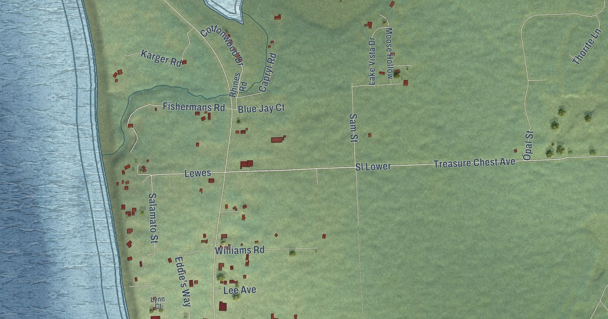 Detailed Map of Salamatof, Alaska