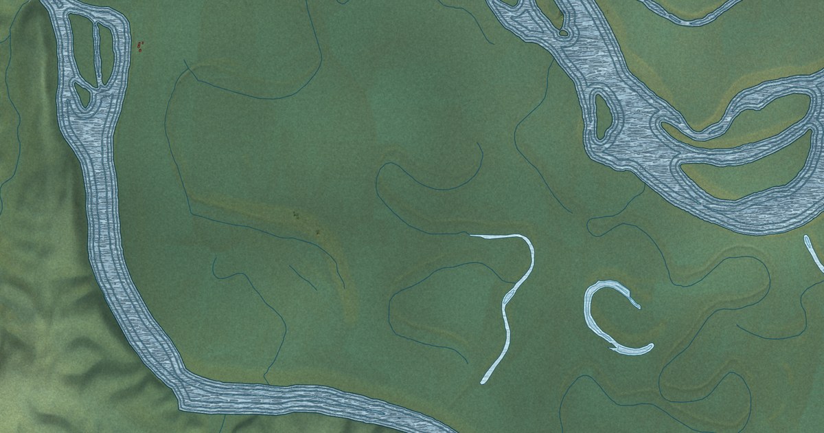 Detailed Map of Sleetmute, Alaska
