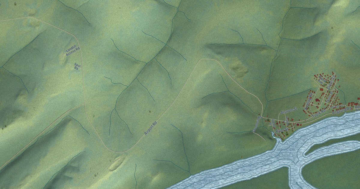 Map of St. Mary’s, Alaska in 2026