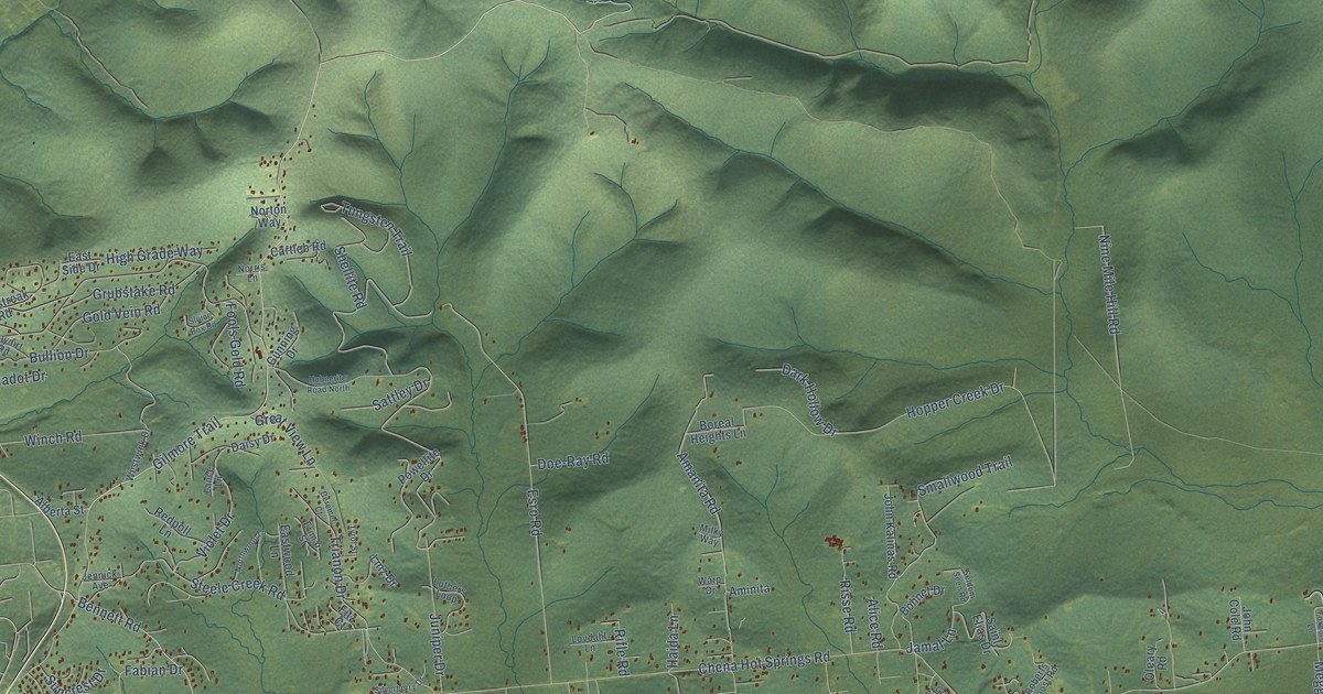 Map of Steele Creek, Alaska in 2026
