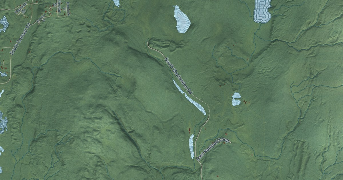 Detailed Map of Talkeetna, Alaska
