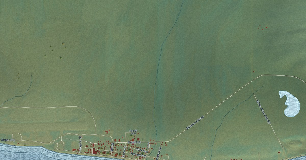 Map of Tanana, Alaska in 2026