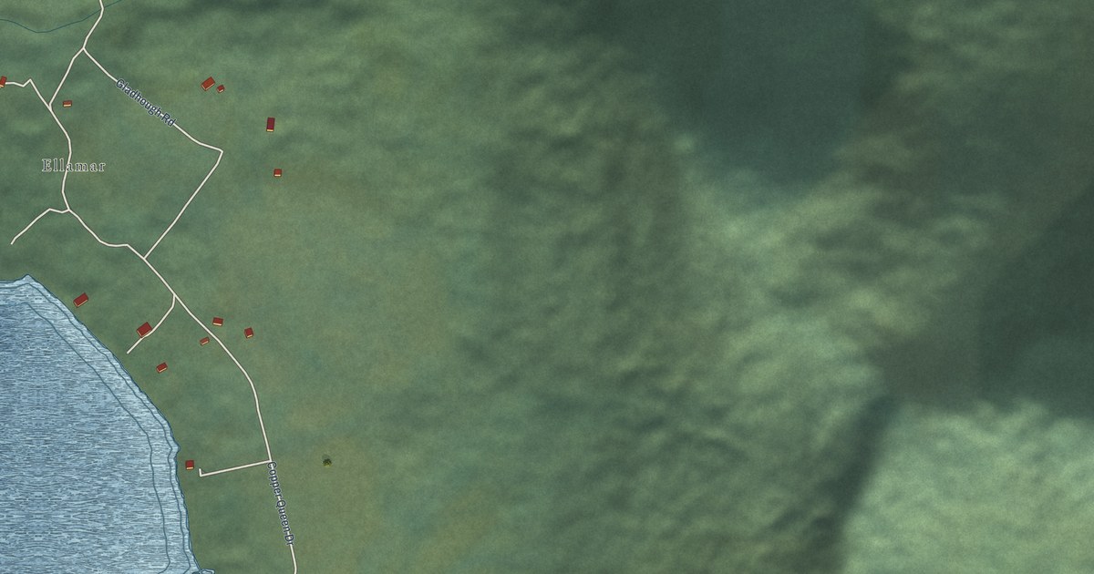 Detailed Map of Tatitlek, Alaska