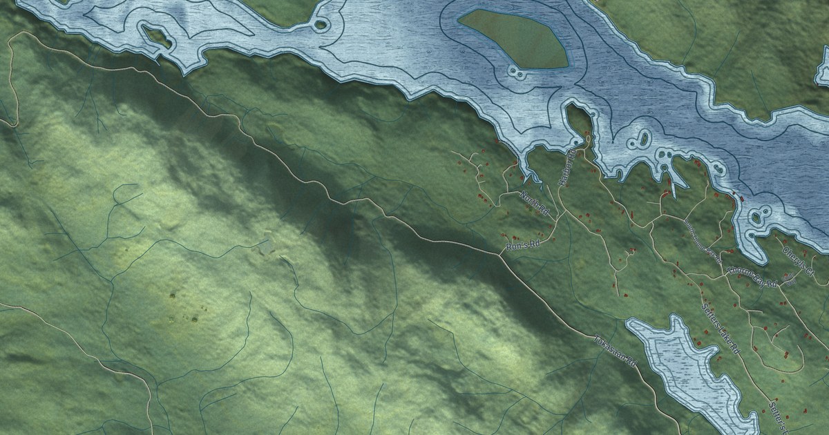 Map of Thorne Bay, Alaska in 2026